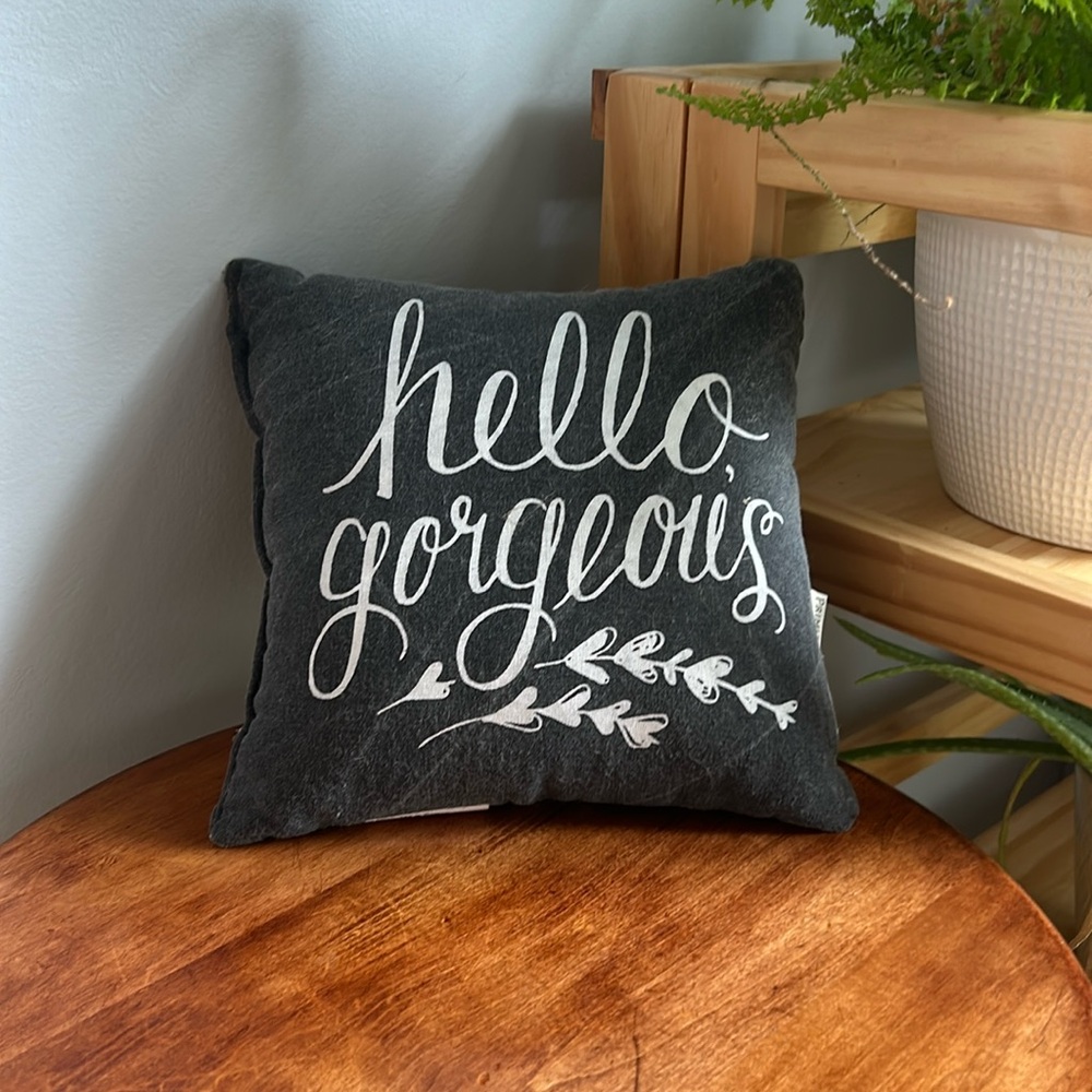Primitives by Kathy 9” square pillow.